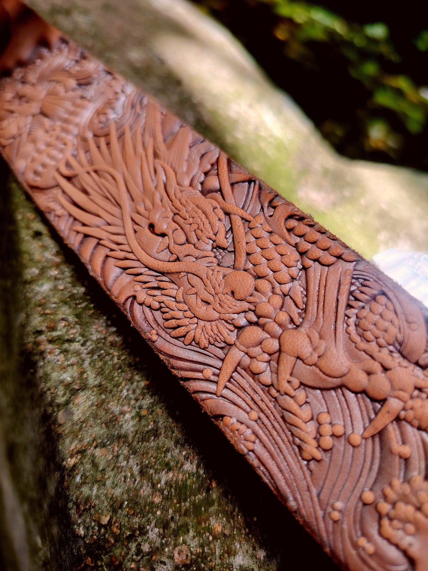 Leather Stamp Mold - Dragon 2A12 super duralumin Mold Stamp - Loong Embossed Embosser Stamp - Carving - DIY Leather Tool