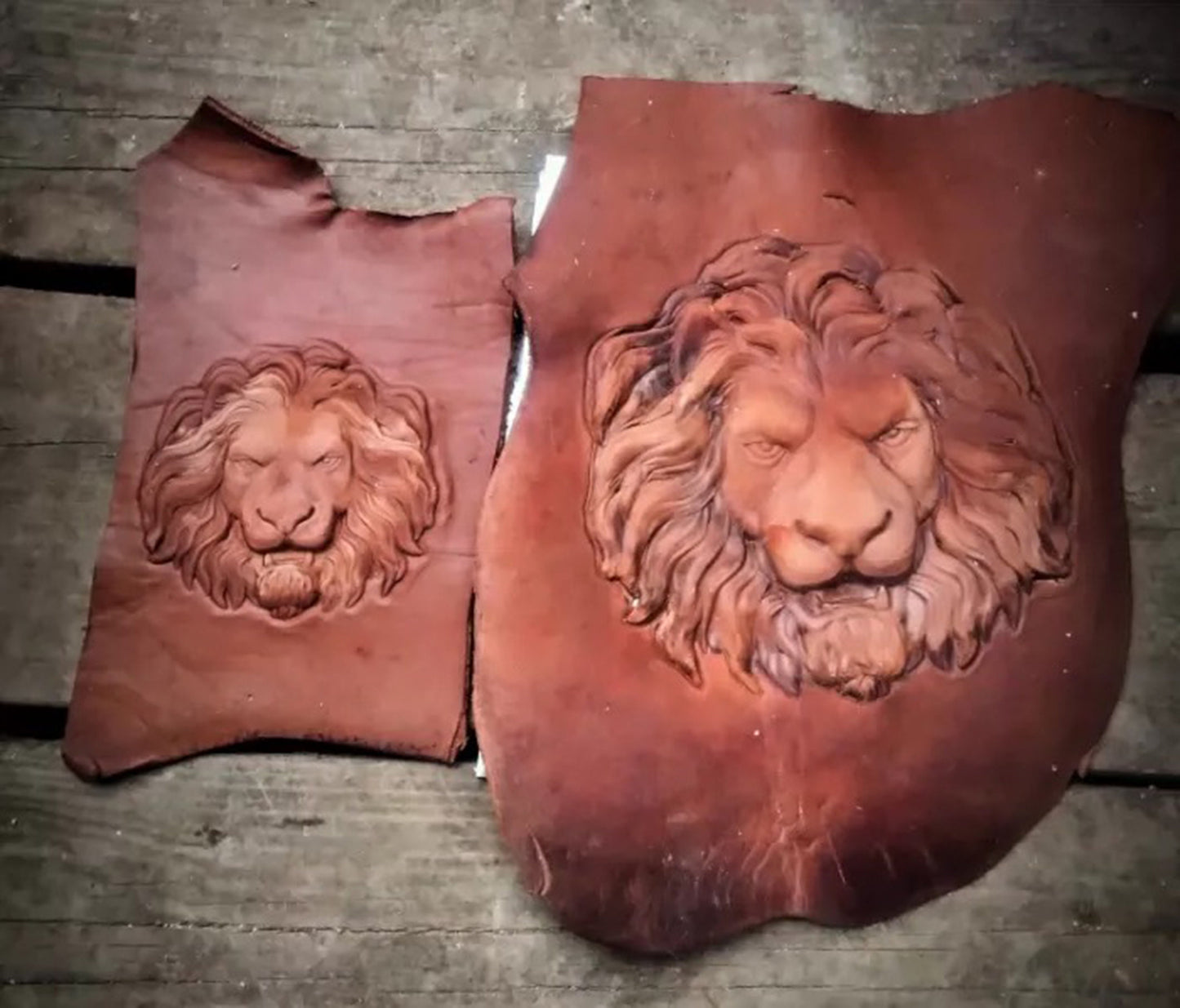 Animal mold Lion Leather mold ink for leather engraving printing tool handmade lion leather tool Stamp mold animals leather mold