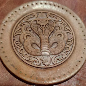 zodiac snake leather embossing mold