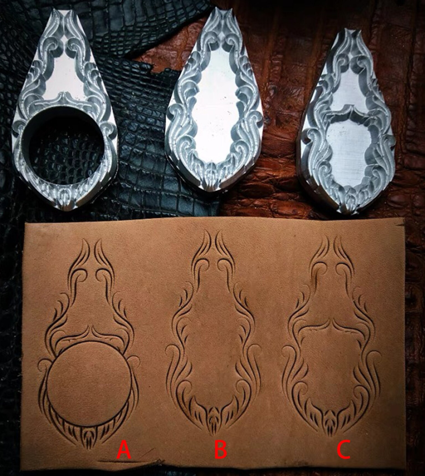 belt tail leather embossing mold