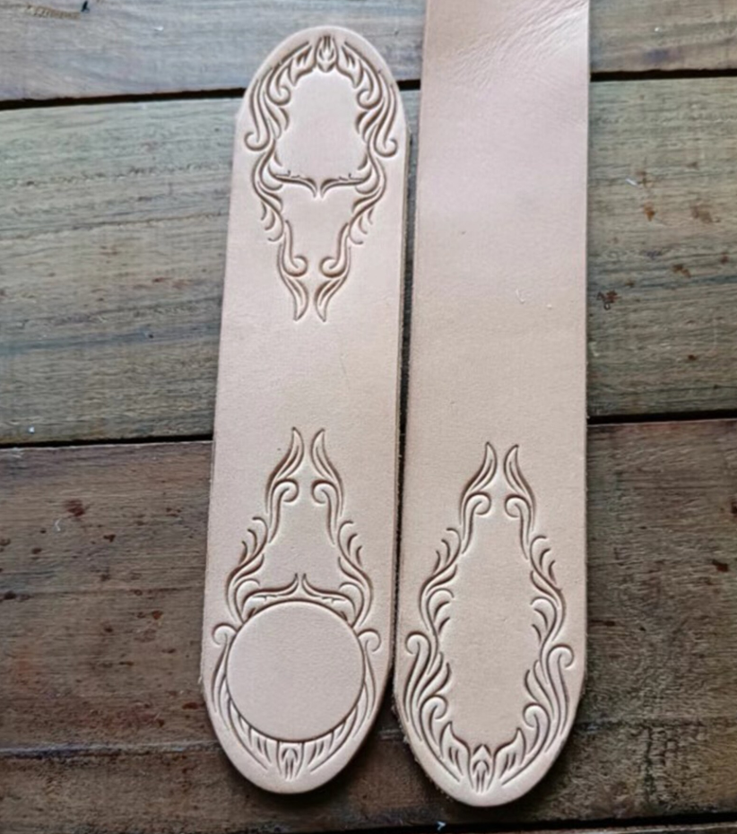 belt tail leather embossing mold