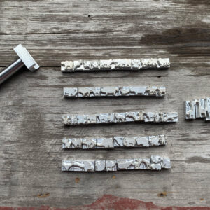 Animal leather stamp set with 40 engraving tools