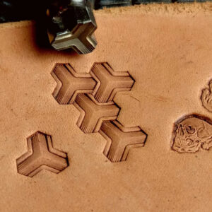 304 steel leather carving mold iron armor pattern No. 2 on leather