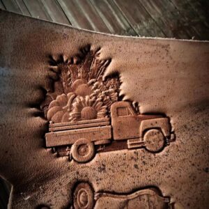 Locomotive Leather Stamp Mold Set | Type A–J Pattern Options