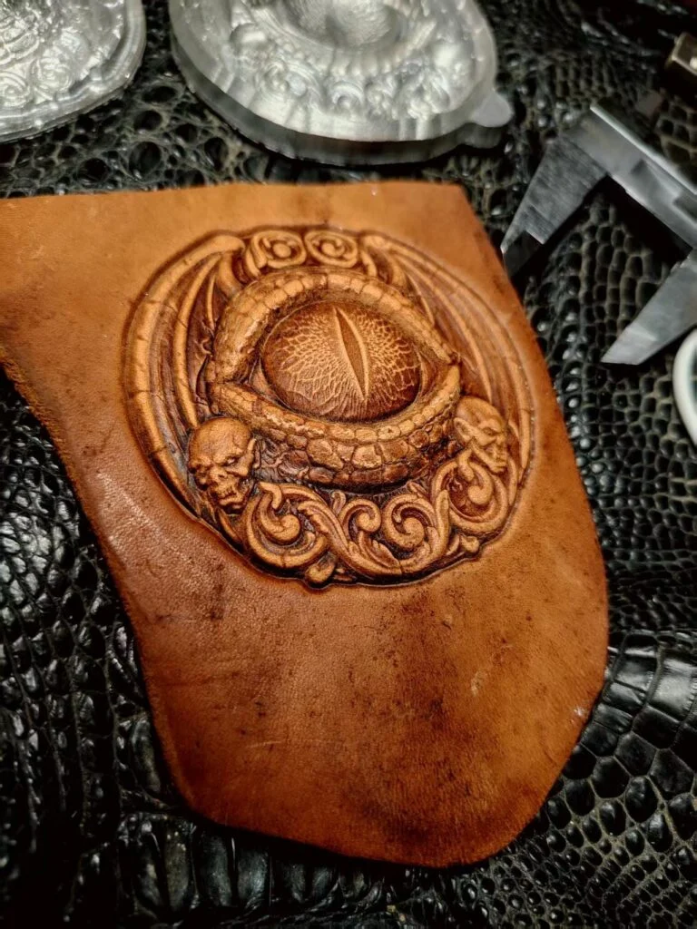 Dragon Eye Leather Stamp Mold – Type A, 78 mm