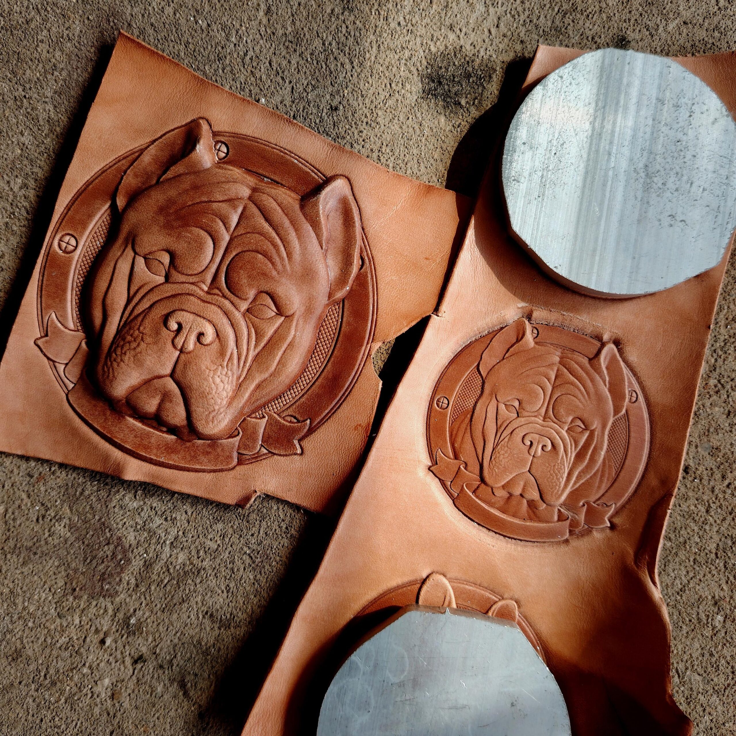 Bully Dog Leather Stamp Mold