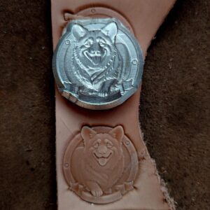 Corgi Dog Leather Stamp Mold