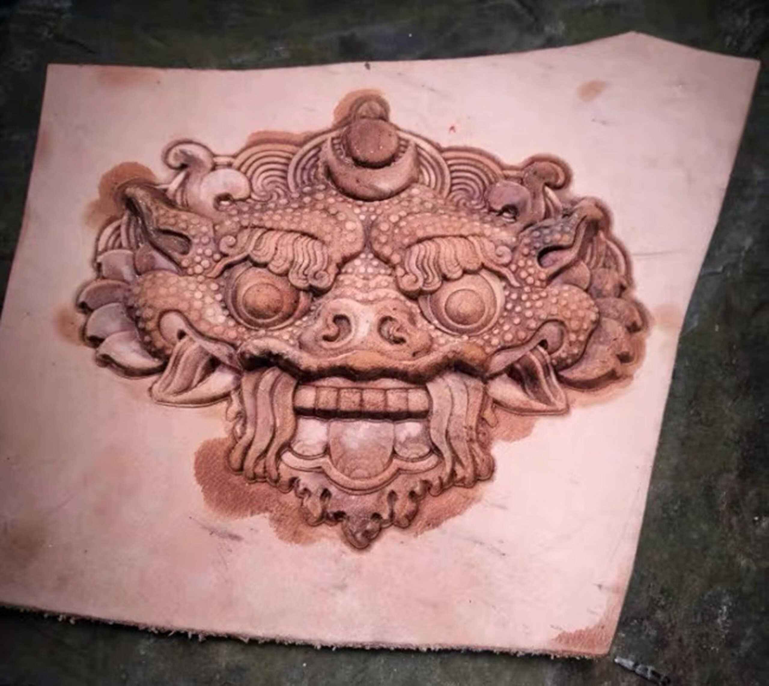 3D Shaping Leather Stamp Mold