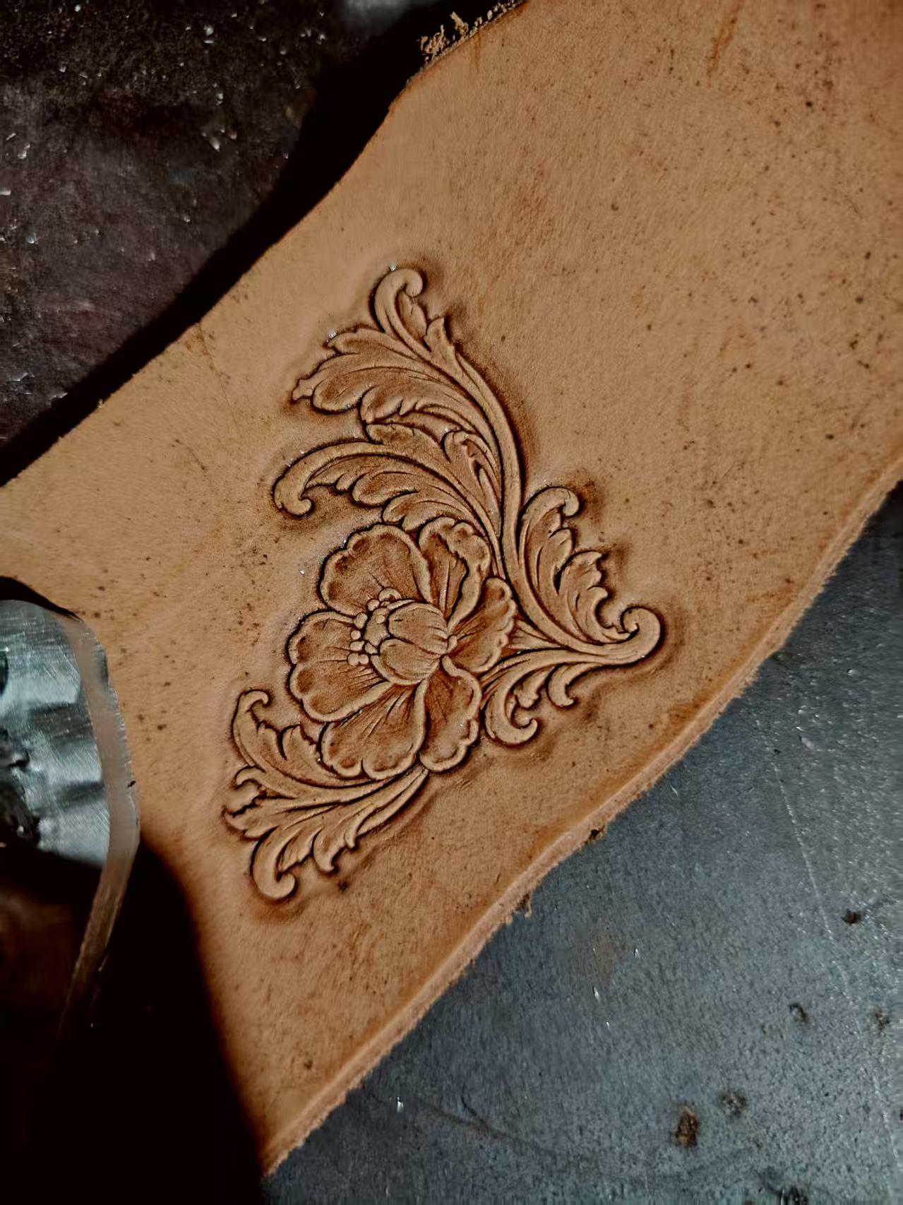 3D Floral Leather Stamp Mold - Image 3