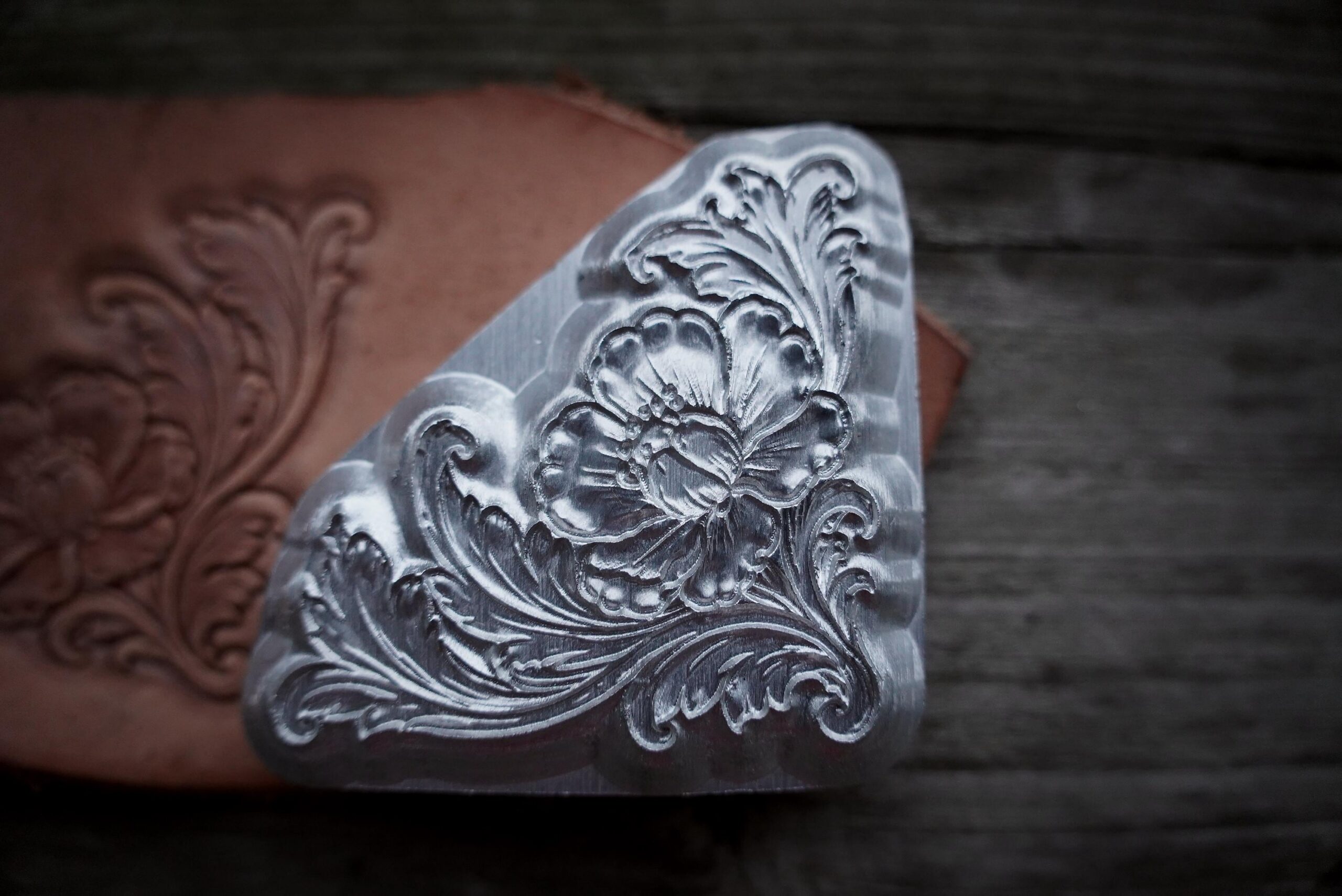 3D Floral Leather Stamp Mold - Image 2