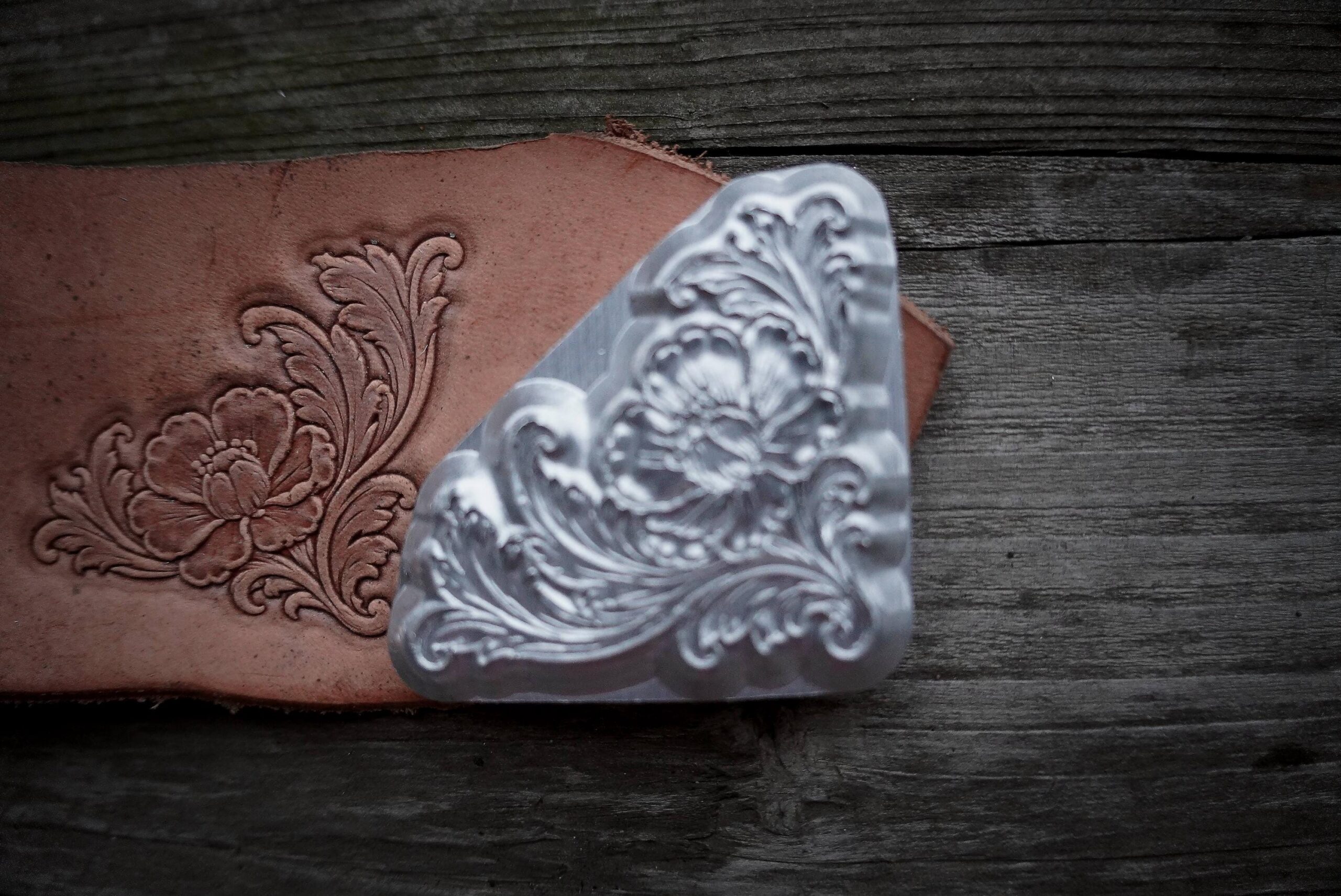 3D Floral Leather Stamp Mold - Image 5