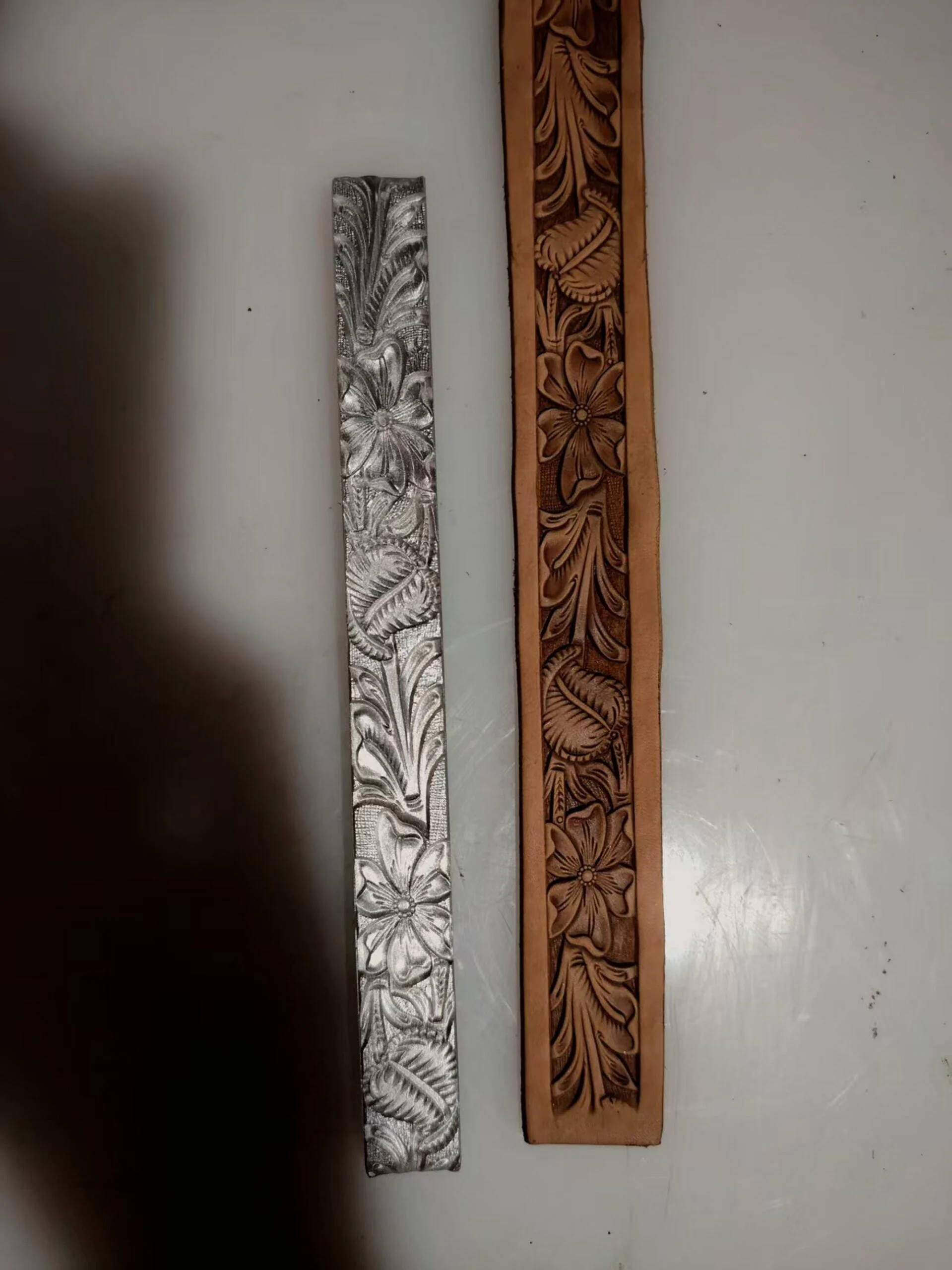 Repeatable Floral Belt Stamp Mold – 210 × 20 mm