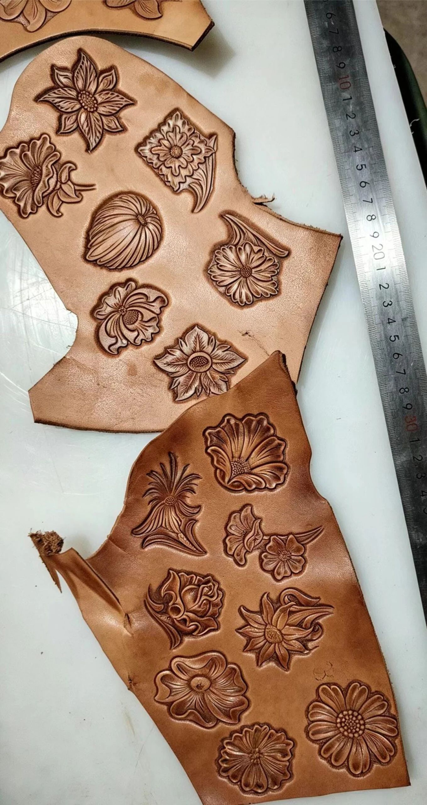 Flower Leather Stamp Mold Collection D – 22 Designs
