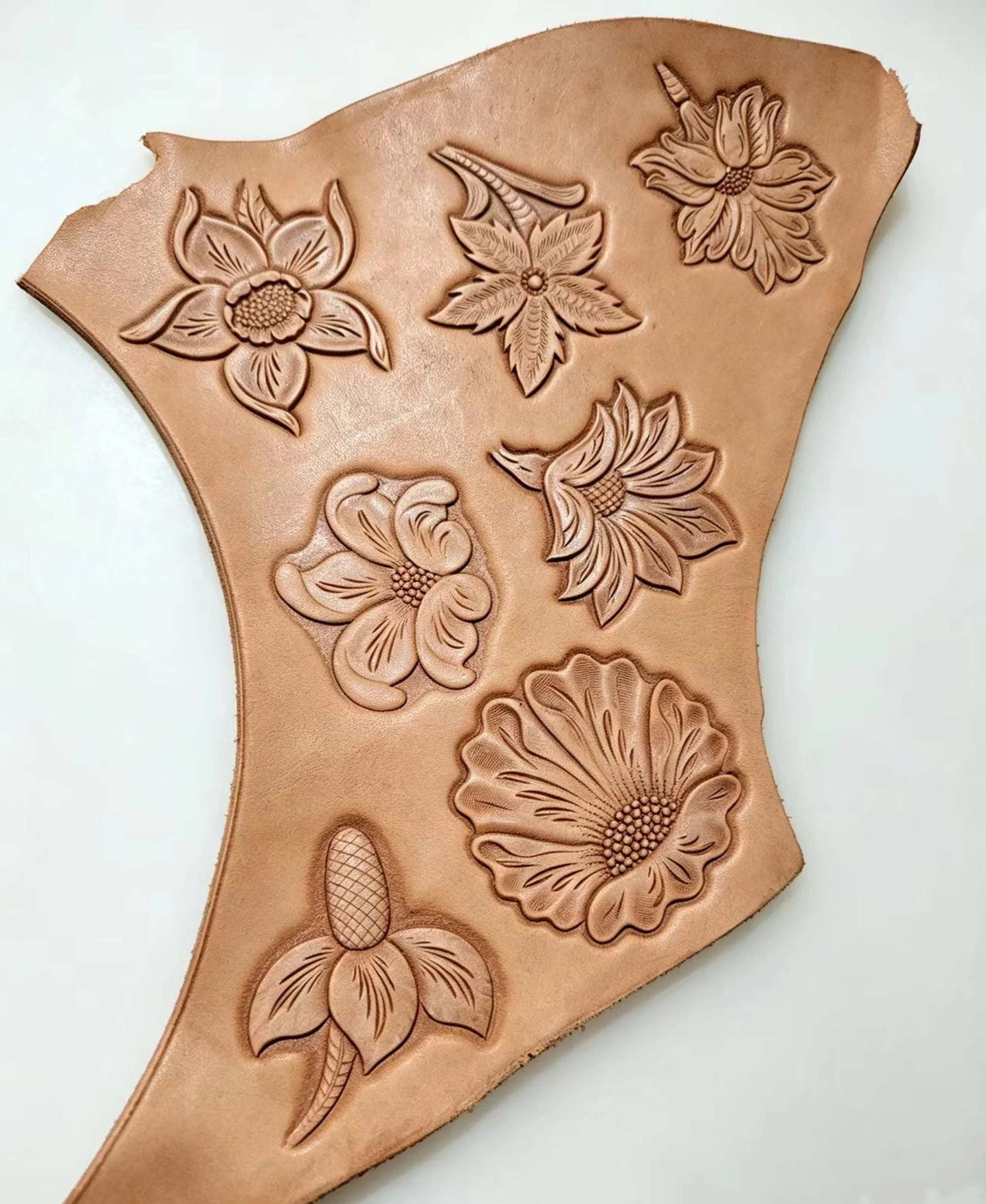 Flower Leather Stamp Mold Collection D – 22 Designs