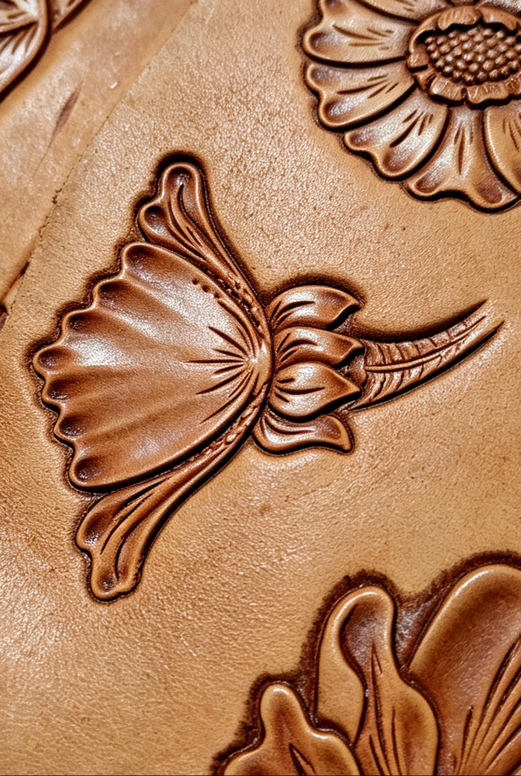 Flower Leather Stamp Mold Collection C – 7 Designs