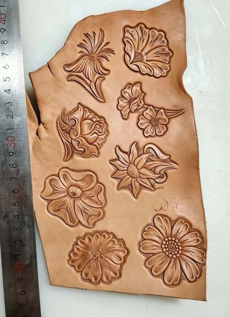 Flower Leather Stamp Mold Collection E – 15 Designs
