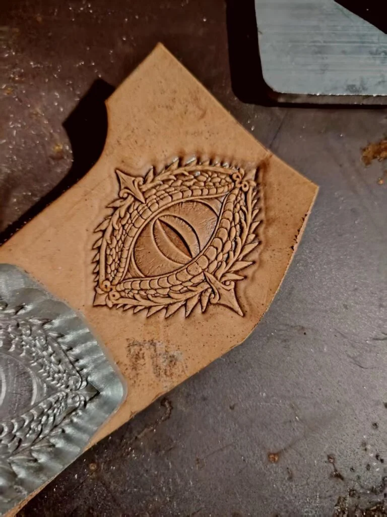 Fantasy Dragon Eye Leather Stamp Mold