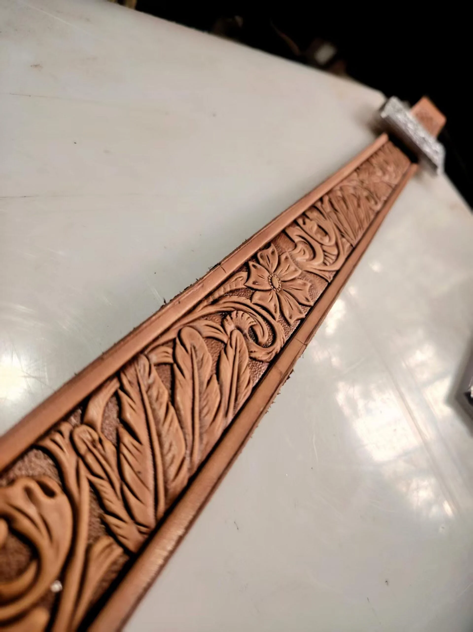 Western Acanthus Floral Belt Stamp Mold