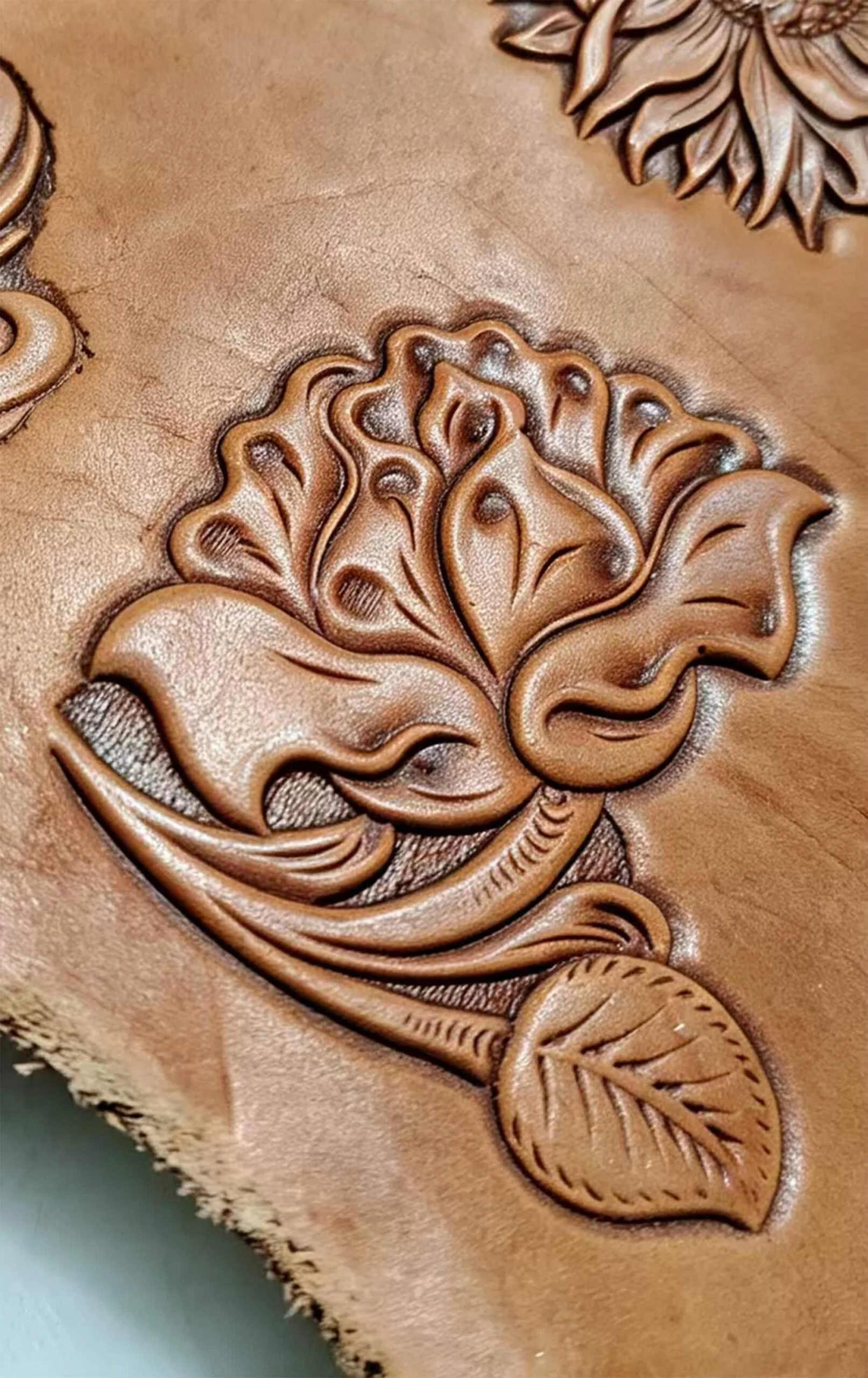 Floral Leather Embossing Mold Collection A, 8 Designs