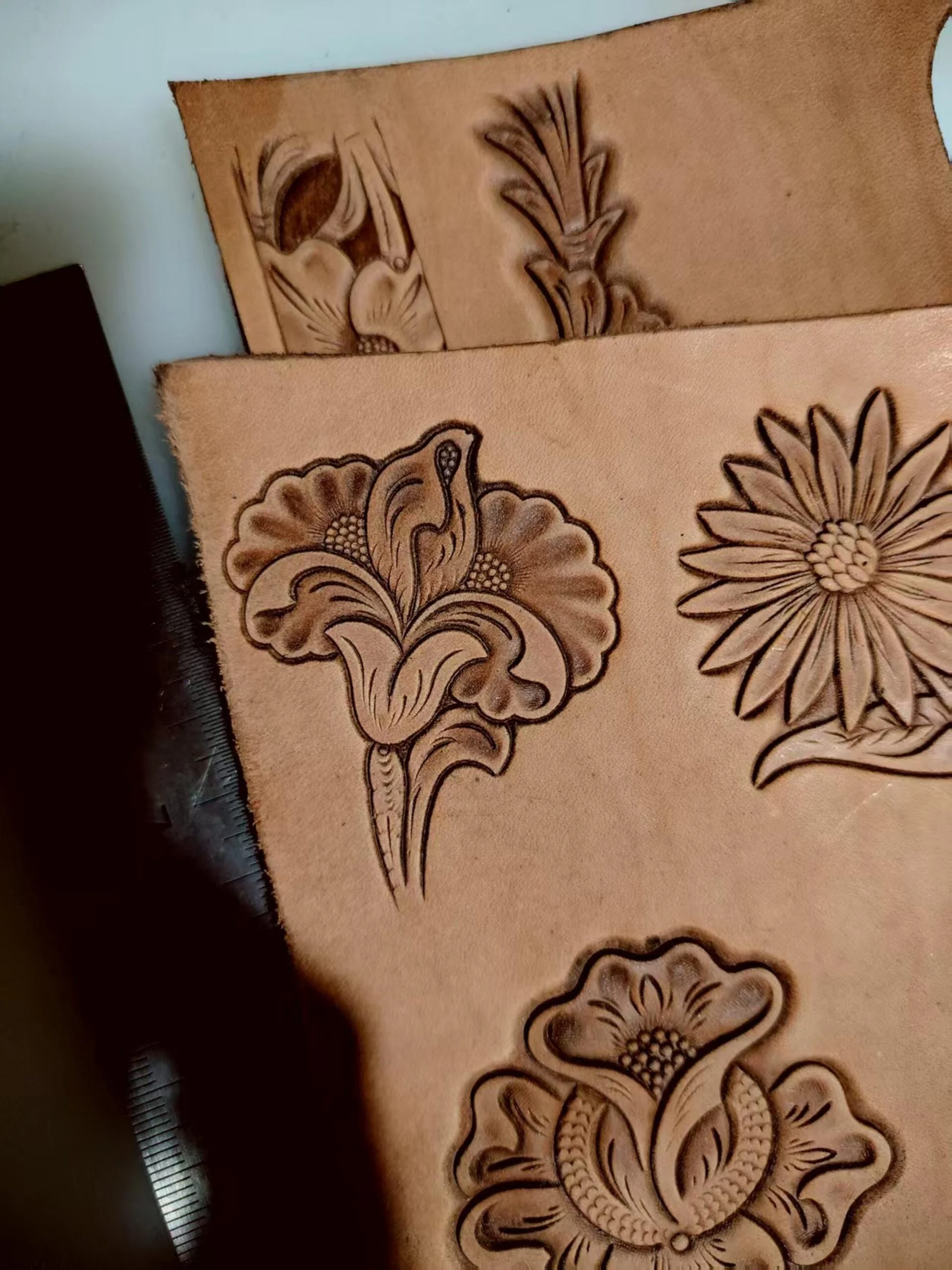 Floral Leather Embossing Mold Collection B