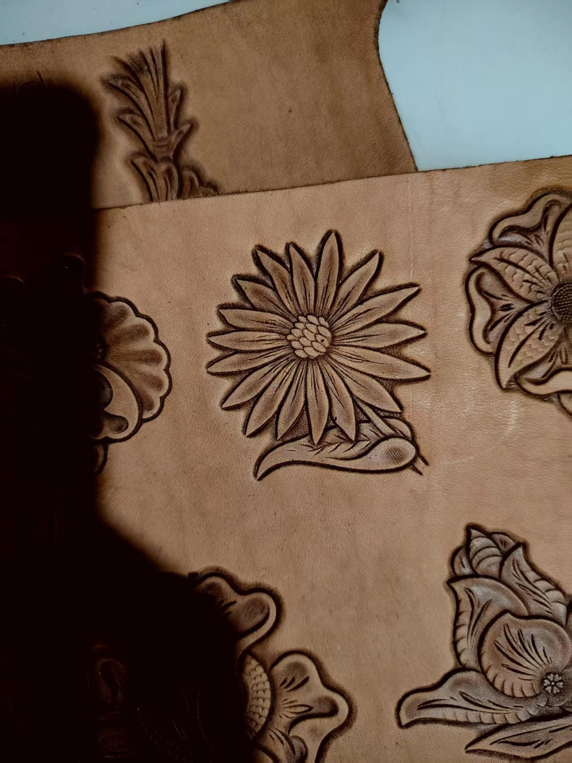 Floral Leather Embossing Mold Collection B