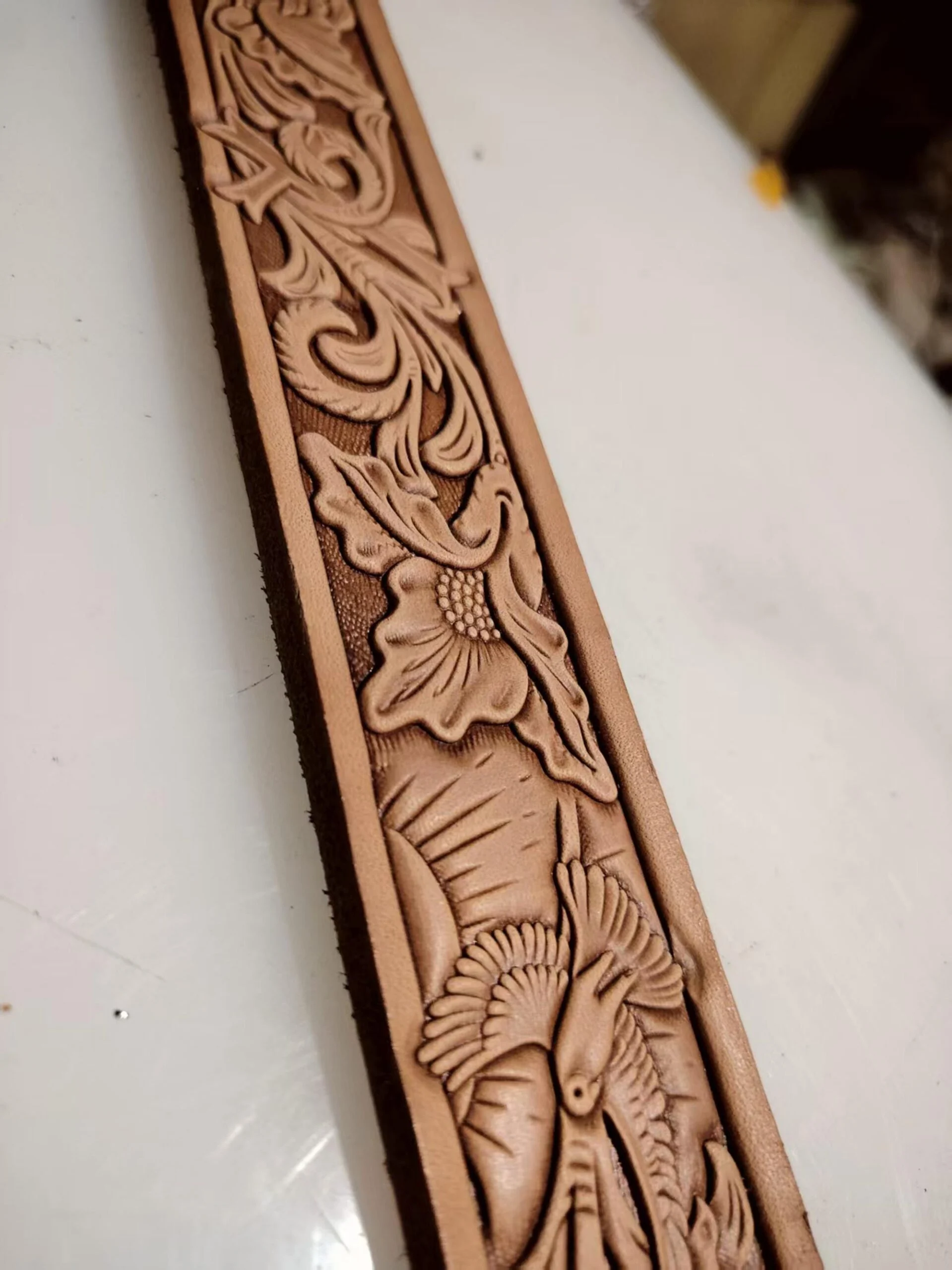 Hummingbird Floral Belt Stamp Mold